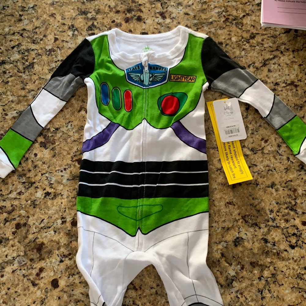 Buzz lightyear baby pj onsie